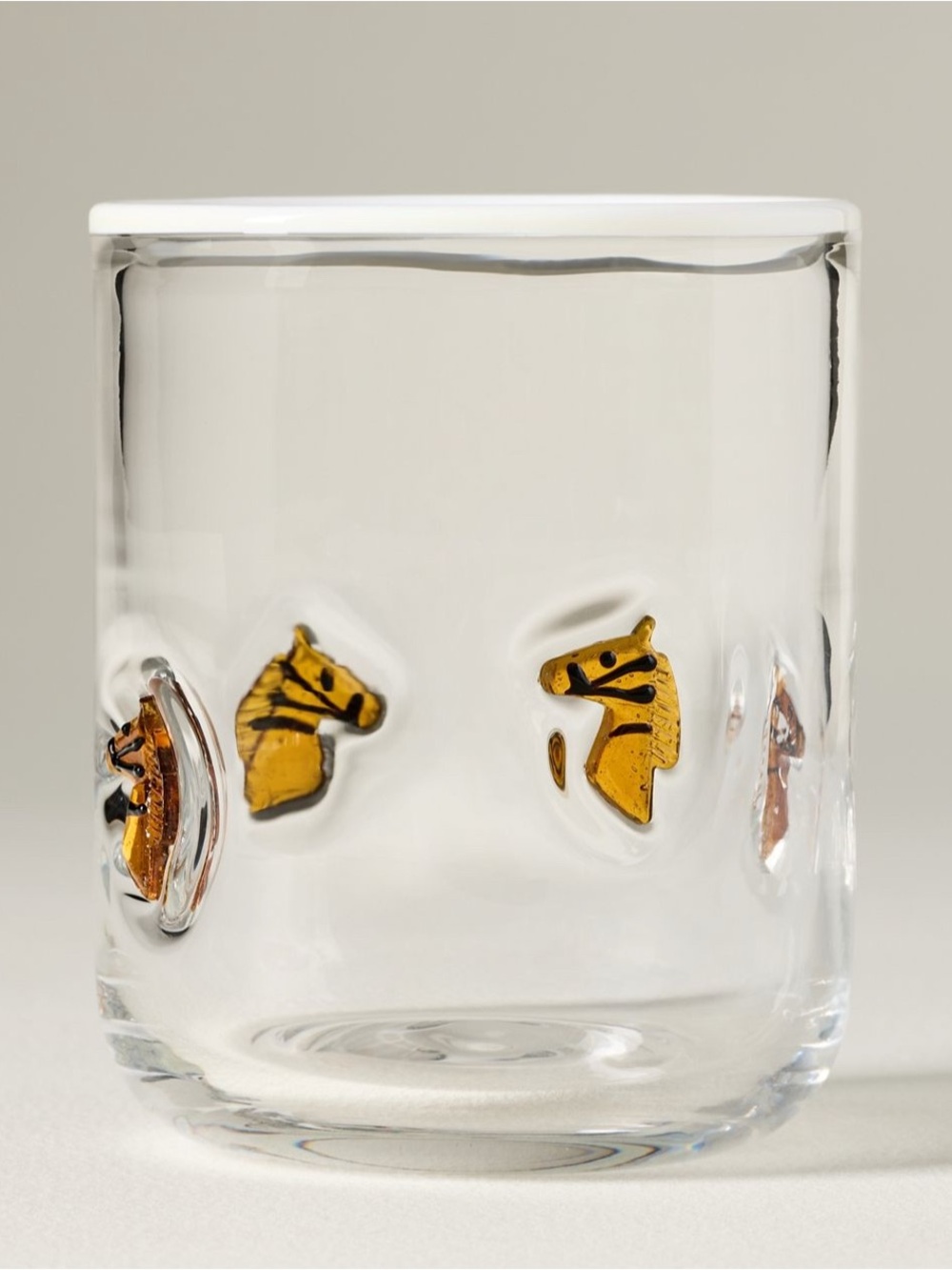 NWT Anthropologie Horse Icon Juice Glass